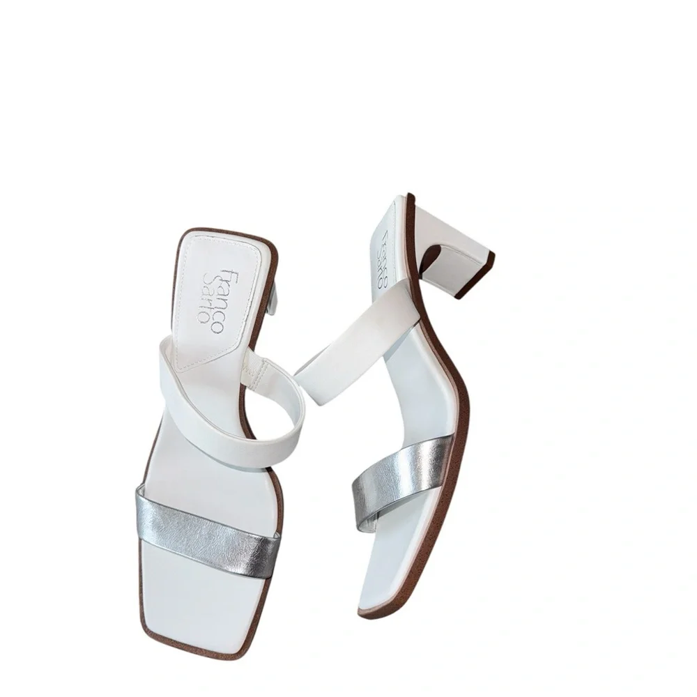 NEW Franco Sarto Felani Sandal (Women) 9.5M, BRIGHT WHITE